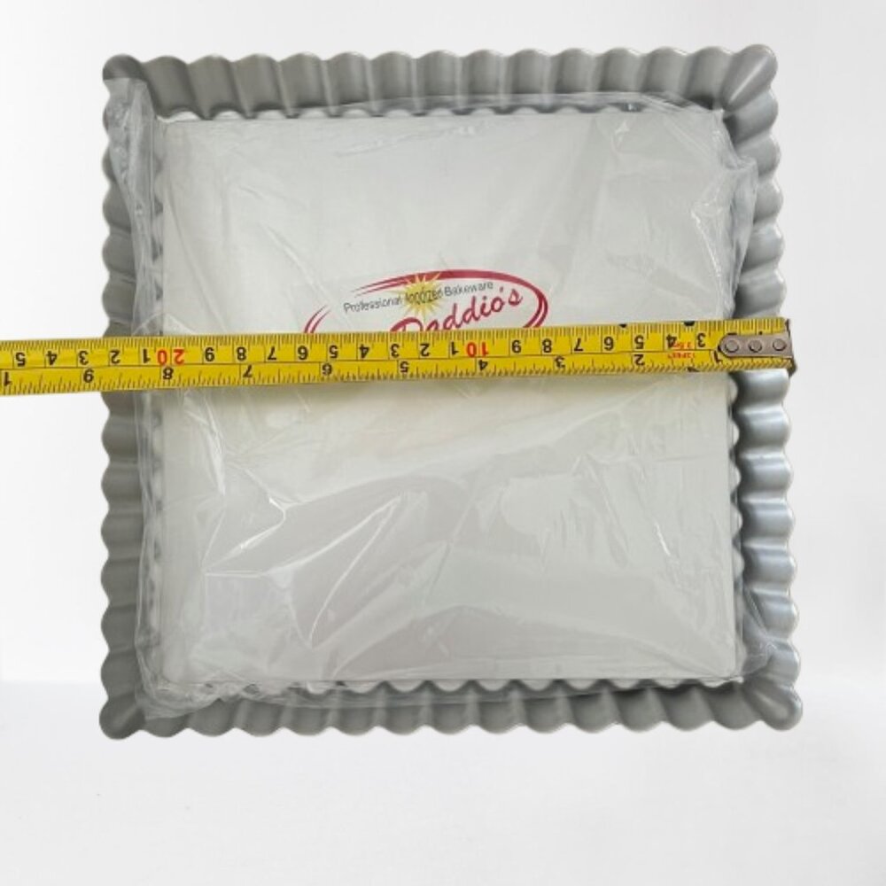 NEW ProSeries Fluted Removable Bottom Fat Daddio's Tart / Quiche Pans-Set of two - Picture 14 of 17